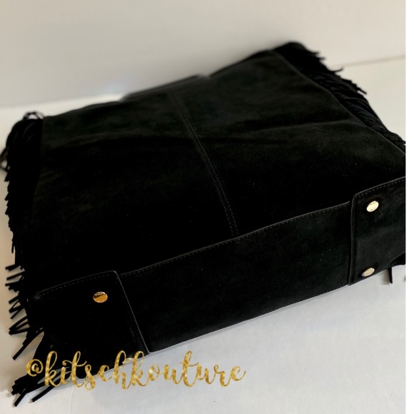 Maje Suede Tote Bag - Picture 6 of 7